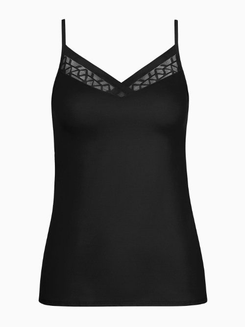 Lisca Opal schwarz spaghetti top