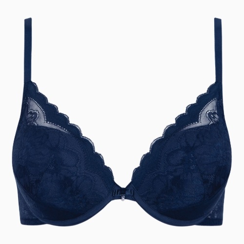 Lisca Evelyn navy-blau push up bh