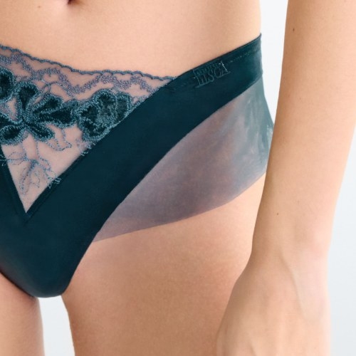 Lisca Velvet Luxe blau slip