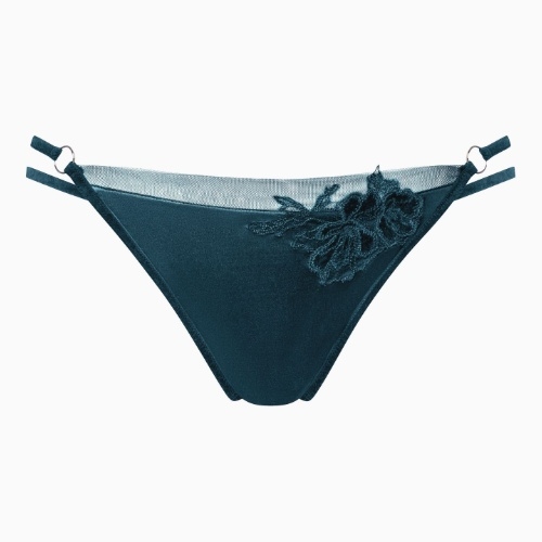 Lisca Velvet Luxe blau string