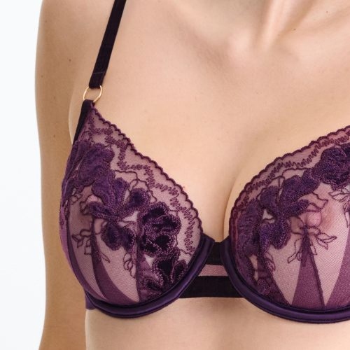 Lisca Velvet Luxe violett nicht geformter bh
