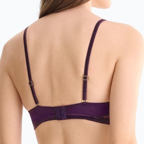 Lisca Velvet Luxe violett vorgeformter bh