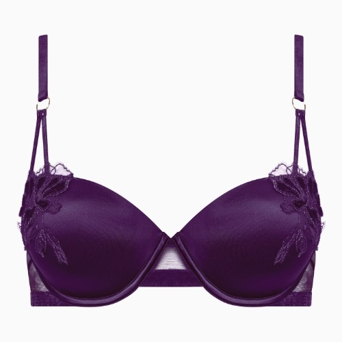 Lisca Velvet Luxe violett vorgeformter bh