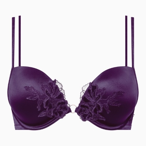 Lisca Velvet Luxe violett push up bh