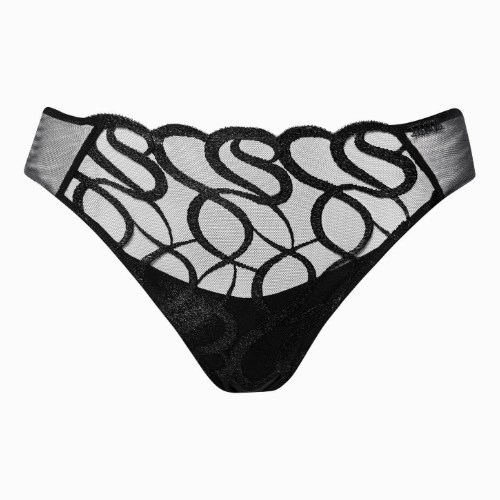 Lisca Shiny Secret schwarz slip