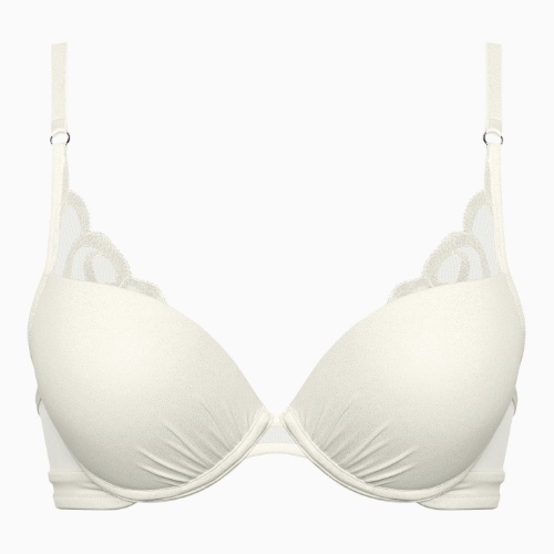 Lisca Shiny Secret gebrochenes weiß push up bh