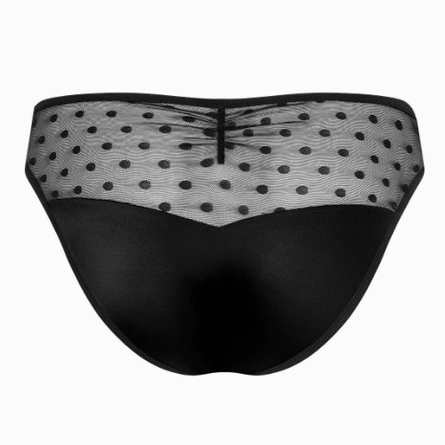 Lisca Retro Dots schwarz slip