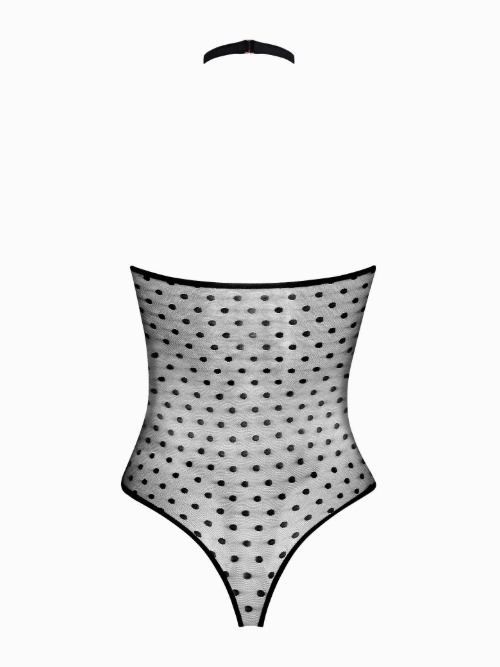 Lisca Retro Dots schwarz korselett