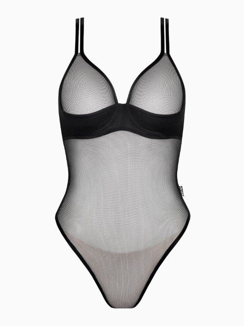 Lisca Mesh schwarz korselett