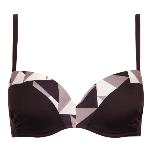 Lisca Bademode Toulouse braun gemoldefer bikini bh