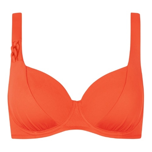 Lisca Bademode Palma orange unwattierter bikini bh