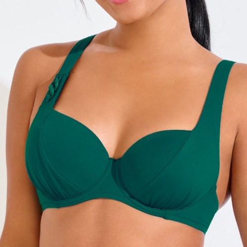 Lisca Bademode Palma grün unwattierter bikini bh