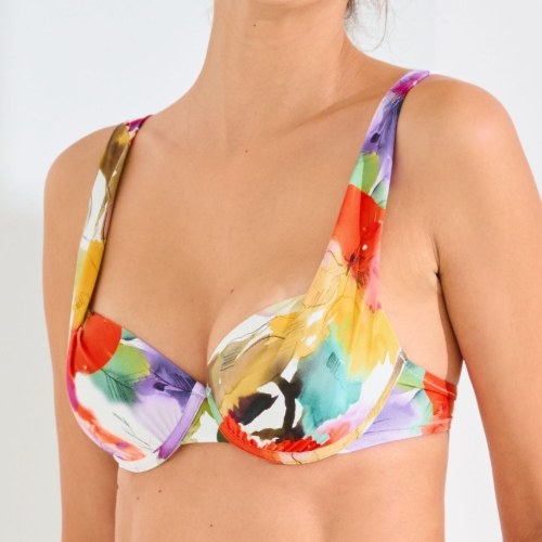 Lisca Bademode Roma weiß gemoldefer bikini bh