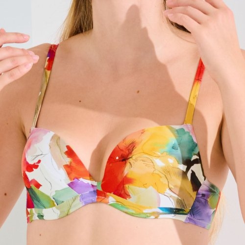 Lisca Bademode Roma weiß push up bikini bh