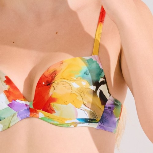 Lisca Bademode Roma weiß push up bikini bh