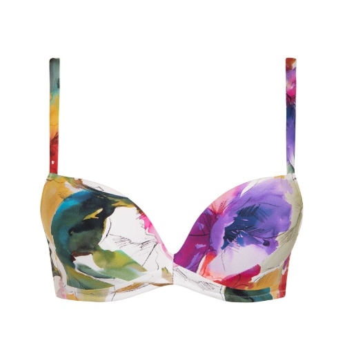 Lisca Bademode Roma weiß push up bikini bh