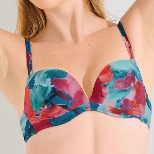 Lisca Bademode Roma blau gemoldefer bikini bh
