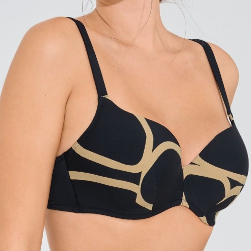 Lisca Bademode Valencia schwarz gemoldefer bikini bh