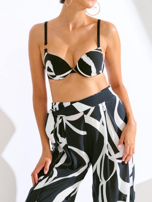 Lisca Bademode Honolulu schwarz push up bikini bh