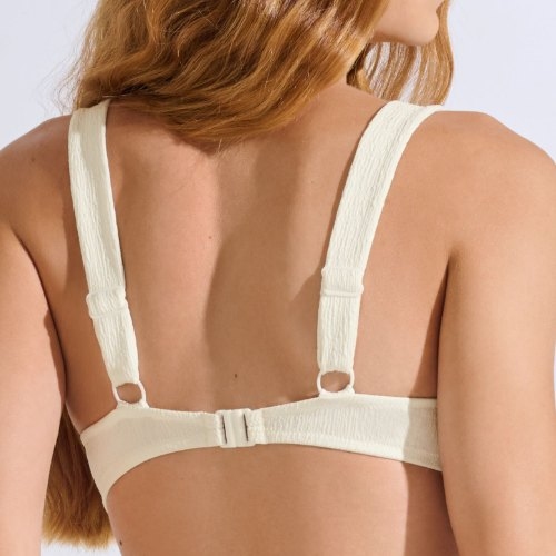 Lisca Bademode Malaga cremefarbig unwattierter bikini bh