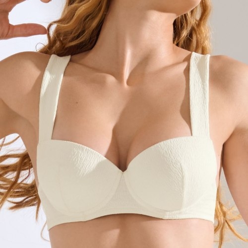 Lisca Bademode Malaga cremefarbig gemoldefer bikini bh