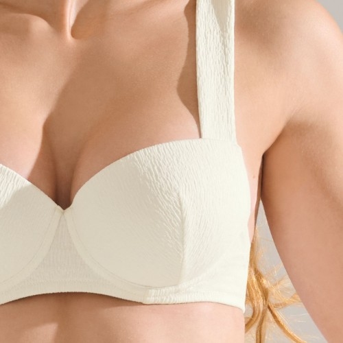 Lisca Bademode Malaga cremefarbig gemoldefer bikini bh