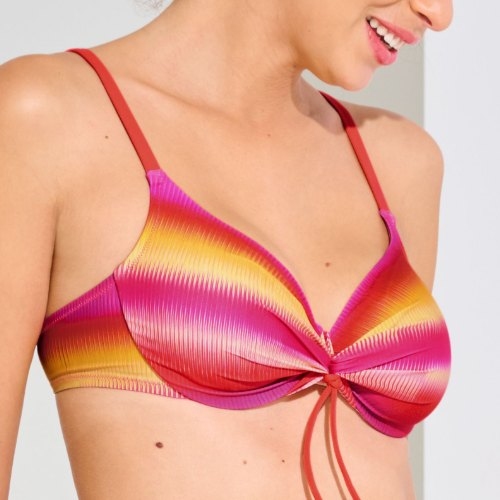Lisca Bademode Osaka pink unwattierter bikini bh