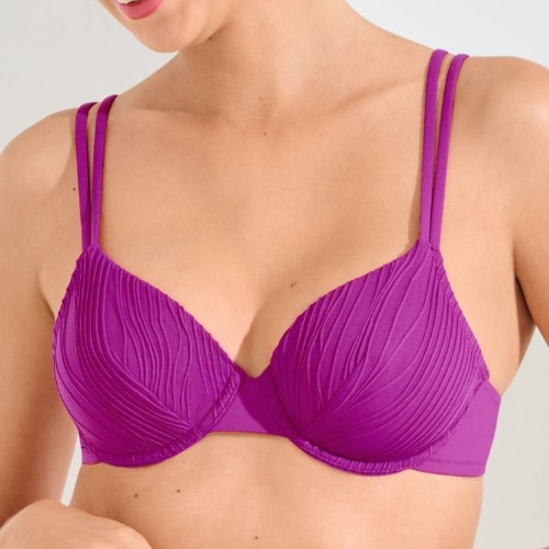 Lisca Bademode Sorrento fuchsie unwattierter bikini bh
