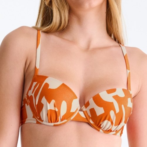 Lisca Bademode Aswan orange gemoldefer bikini bh