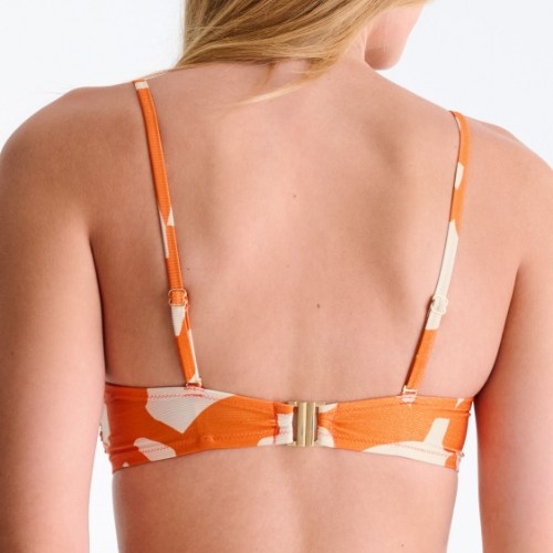 Lisca Bademode Aswan orange unwattierter bikini bh