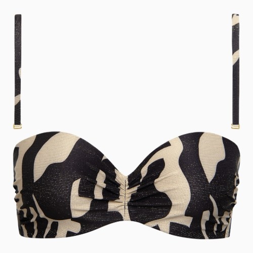 Lisca Bademode Aswan schwarz unwattierter bikini bh