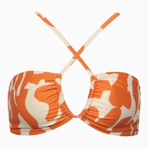 Lisca Bademode Aswan orange unwattierter bikini bh