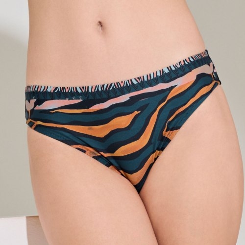 Lisca Bademode Tanzania blau bikini slip