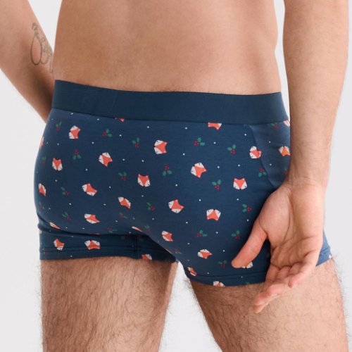Lisca Heren Merry navy-blau boxershort