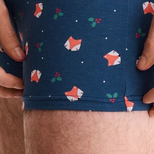 Lisca Heren Merry navy-blau boxershort