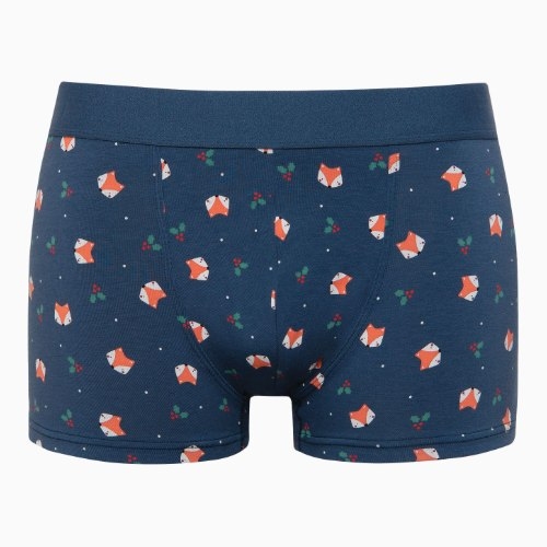 Lisca Heren Merry navy-blau boxershort