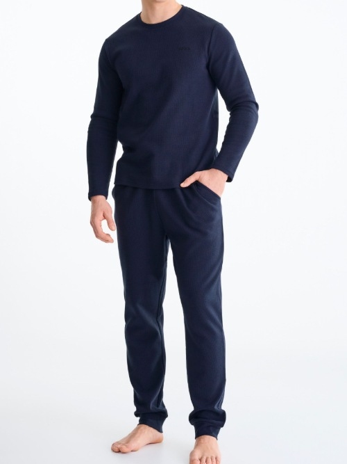 Lisca Heren Julius blau pyjama