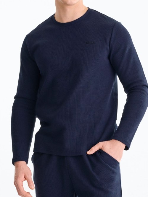 Lisca Heren Julius blau pyjama