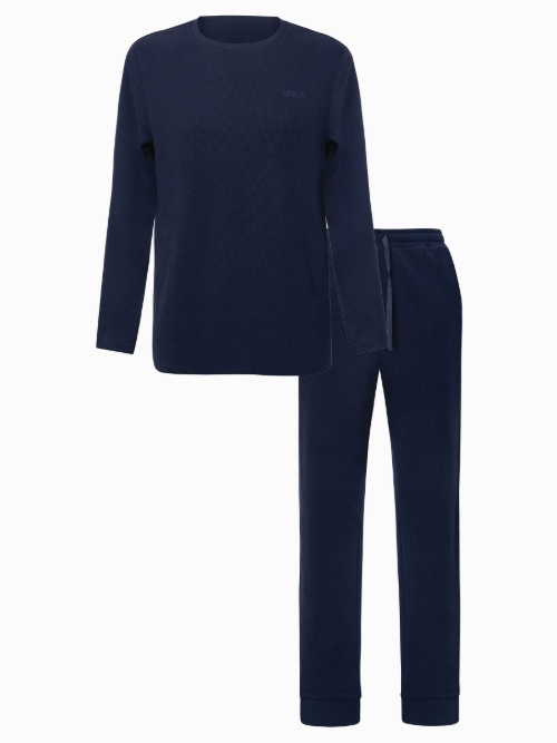 Lisca Heren Julius blau pyjama