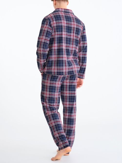 Lisca Heren Cosy Nights winter plaid schlafshirt