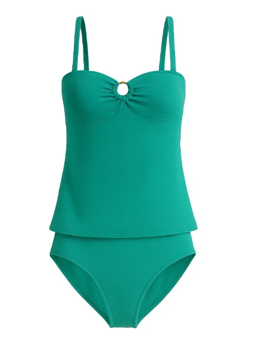 Mila Classic aqua tankini set