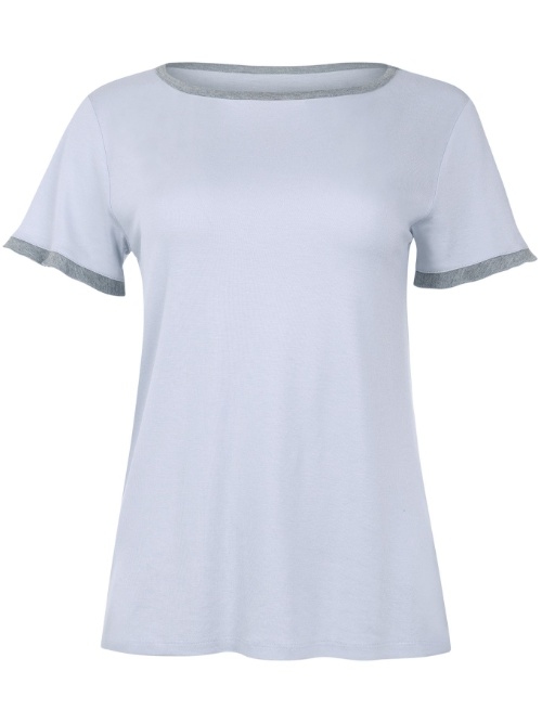 Lisca Nachtmode Laura eis blau schlafshirt