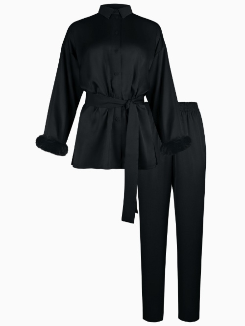 Lisca Nachtmode Passion schwarz pyjama