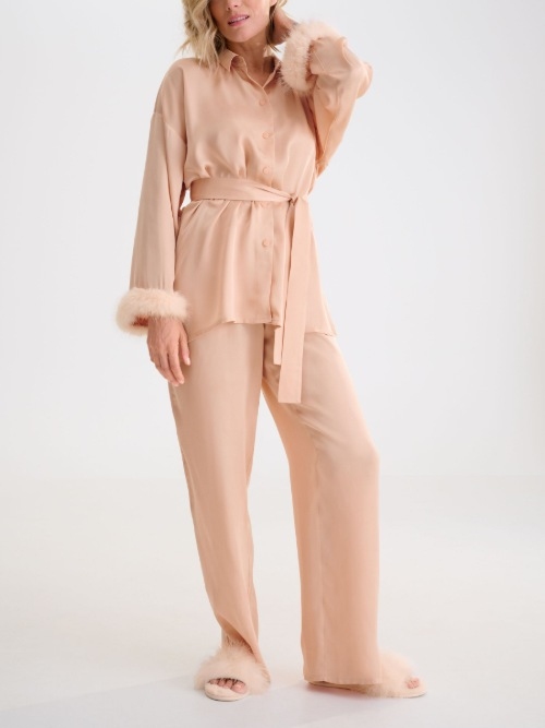 Lisca Nachtmode Passion rose with gold pyjama
