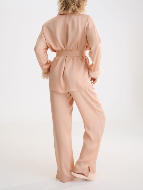 Lisca Nachtmode Passion rose with gold pyjama