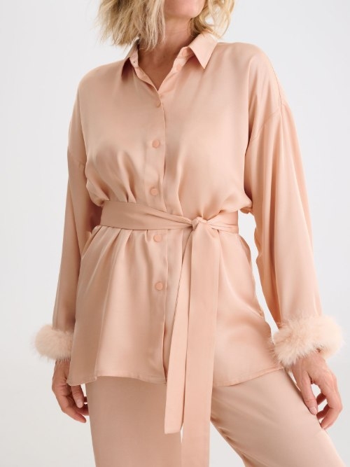 Lisca Nachtmode Passion rose with gold pyjama
