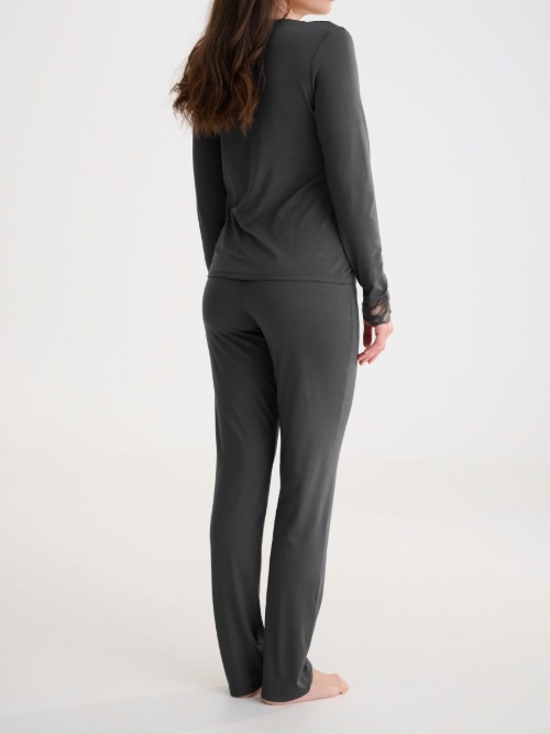 Lisca Nachtmode Ruth grau pyjama