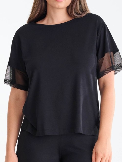 Lisca Nachtmode Sia schwarz pyjama