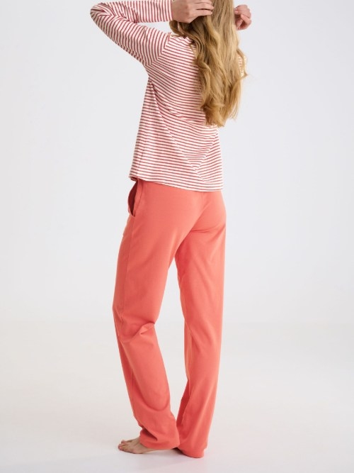 Lisca Nachtmode Infinity koralle pyjama