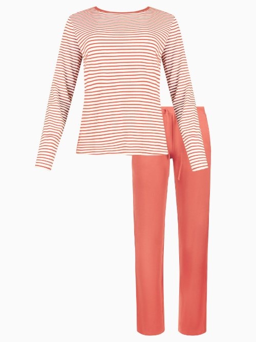 Lisca Nachtmode Infinity koralle pyjama